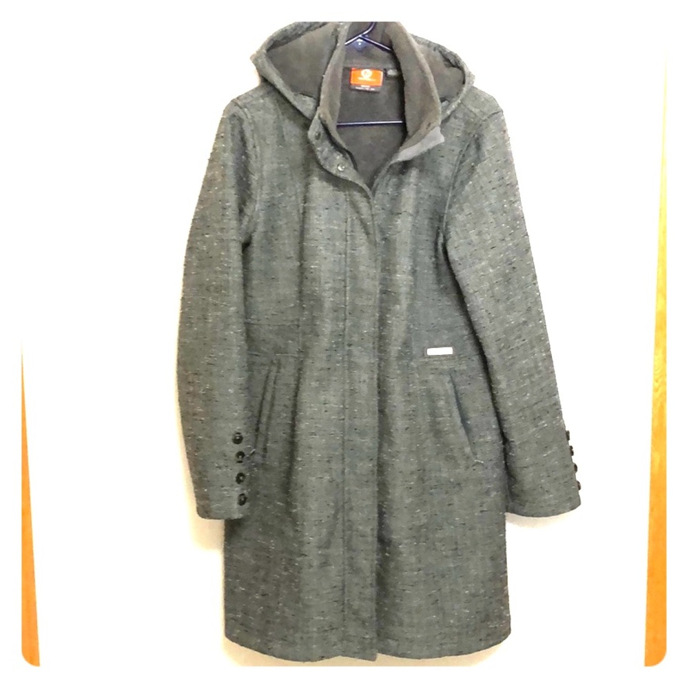 Merrill Tweed Hooded Coat